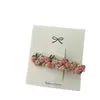 Atmósfera de primavera y verano clip para el pelo lateral dulce rosa estrella de cinco puntas clip para el pelo flequillo clip para el pelo accesorios para el pelo