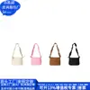 Bolsa plisada de nailon RPET estilo japonés, Bolso de hombro con bordado acolchado, Bolso de axila RPET transfronterizo, Fábrica personalizada