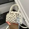 Bolso de Lunares de Nicho de Moda para Mujer, Nuevo Modelo de Verano 2026, Bolso Tote Pequeño Exquisito para Salidas, Bolso de Hombro y Cruzado para el Trabajo