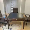 Mesa Eléctrica de Mahjong, Máquina de Mahjong con Alas Giratorias, No Necesita Empujar las Fichas, Bajo Ruido, Antiatascamiento, Totalmente Automática para Uso Doméstico
