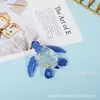 Adornos Artesanales de Tortuga de Cristal de Colores, Figuras Realistas de Animales Marinos, Exquisitos Regalos de Cumpleaños para Niños, Disponibles para Venta al por Mayor