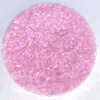 Fabricante original suministra grava de cristal rosa teñido, bonsáis de cristal, fragmentos de cristal rosa de colores y arena al por mayor para decoración de paredes.
