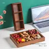 Nova Bandeja para Infusão de Chá, Bandeja de Frutas, Bandeja de Sobremesas Chinesas, Bandeja de Doces, Bandeja de Exposição de Doces, Acessórios para Bandeja de Frutas Secas com Nove Compartimentos