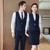 Chaleco de Entrenador para Sala de Billar con Logo Impreso y Bordado y Nombre de la Tienda, Conjunto de Chalecos Unisex para Personal Camarero de Billar de Primavera y Otoño