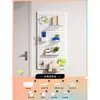 Tablero Perforado de Montaje en Pared, Estante Organizador de Entrada Sin Taladro, Estante Metálico para Escritorio, Accesorios de Pared, Estante de Exhibición y Almacenamiento