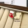 142 Colgantes de Navidad Colgantes de Aleación con Gota de Aceite Accesorios para Joyería DIY Colgante de Papá Noel Muñeco de Nieve Campana