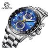 OCHSTIN/Augustenden Nuevo Producto Transfronterizo Reloj de Hombre Deportivo de Segundos para Correr Correa de Acero Sólido Reloj Casual Agua