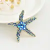 Nuevo Pin Insignia Broche 2025 con Diamantes, Diseño de Estrella de Mar, Moderno y Único, Lujo Ligero, Accesorio para Traje de Banquete, En Stock
