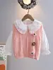 Ropa para Niños Conjunto de Dos Piezas Camisa y Chaleco para Niñas 2026 Primavera y Otoño Nuevo Camisa de Algodón para Niños Blanca Al por Mayor