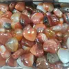 Cristal Natural Popular Transfronterizo 20*10mm Agujero Horizontal Corazón Piedra Natural Piedra de Palma Accesorios para Joyería DIY