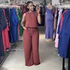 Ropa Femenina Transfronteriza Europea y Americana Verano 2026 Nuevo Estilo Elegante Top sin Mangas con Cuello Redondo y Cordón Pantalones Largos de Cintura Alta Conjunto Casual