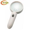 Espelho mãe de lente dupla ampliação dupla com 4 LED detector de dinheiro raquete de luz leitura portátil lupa de plástico 6B-6B