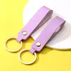 Llavero Creativo de Cuero PU Personalizado Colgante Simple para Accesorios de Bolsa Regalo de Negocios Llavero de Cuero para Coche