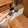 2023 nuevo pinza de bola de diamantes de imitación para mujer de alta gama flequillo clip lateral tocado temperamento coleta alta horquilla fija