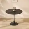 Mesa Nórdica Blanca, Mesa Redonda de Ocio para Balcón, Mesa y Sillas para Cafetería, Mesa Redonda Tulipán, Mesa de Comedor