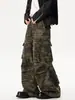 Casa de Arce para Hombre / Primavera 2026 Diseño Americano High Street Ropa de Trabajo Pantalones de Trabajo Camuflaje de Pierna Ancha Jeans de Largo Completo