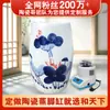 Tina de cerámica azul y blanco pintada a mano para baño de pies con vapor para centros de salud, cuenco de cerámica para fumigación de pies de medicina tradicional china, tina de cerámica para terapia de remojo de pies para cuidado de la salud en el hogar