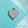 Pingente Amor Redondo Acessórios Pingente Losango Diamante Trevo de Quatro Folhas Liga Acessórios de Joias DIY Pulseira Materiais para Roupas