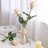 Simulación de capullo de rosa hidratante individual, simulación de capullo de rosa de mano, conjunto de flores de hotel, ramo de flores Tanabata para San Valentín