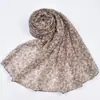 Bufanda Floral Elegante de Otoño e Invierno, Versátil, Larga, de Hilo de Bali de Alta Calidad, Bufanda Chal Estampada para Mujer