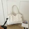 Bolso Tote de Moda Estilo Coreano 2026 Verano Nuevo Bolso de Mano Nicho Lunares Bolso de Hombro Gran Capacidad Bolso de Axila para Mujer