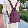 Mochila de Tecido Oxford para Mulheres 2026 Nova Moda Leve Pequena de Alta Qualidade Bolsa de Peito Mochila de Nylon de Viagem Casual