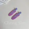 Pinza para el pelo de color estilo coreano para mujer 2024 nuevo de alta gama dulce tarjeta para el pelo flequillo lateral de la frente clip de dibujos animados joyería para la cabeza