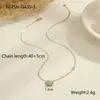 Joias da Moda Europeias e Americanas Transfronteiriças Tendência, Pingentes de Colar de Zircônia Modernos, Colares Personalizados de Corrente para Clavícula de Alta Qualidade Atacado
