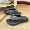 Chinelos de Sola Grossa para Homens, Estilo Parisiense, Para Uso Externo no Verão, Antiderrapantes, Chinelos Modernos de Solado Macio, Calçados Leves e Confortáveis para Praia para Homens