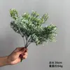 Base de follaje de planta verde artificial, manojos de hierba, hojas de Milán, hojas de boj, plantas acuáticas, accesorios para arreglos florales, hojas para paredes de plantas