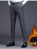 Pantalones de Vestir de Negocios para Hombre Pantalones de Trabajo para Viajes al Trabajo Nuevo Estilo Otoño/Invierno 2024 Pantalones Largos Casuales Juveniles para Hombre