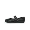 Nueva colección de otoño 2026: Zapatos planos Mary Jane retro franceses, bailarinas de una sola tira para mujer, zapatos pequeños de piel