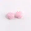 Color gelatina agujero para colgar grueso colgante de amor pulsera DIY cadena para teléfono móvil anillo colgante accesorios de joyería de corazón material en forma de corazón