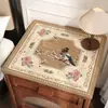 Tapete de Mesa de Cabeceira Estilo Étnico, Toalha de Mesa Fofa de Desenho Animado, Tapete de Proteção Impermeável e à Prova de Óleo para Bancada de Geladeira e Máquina de Lavar
