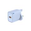 Nuevo cargador de teléfono móvil USB de 67W transfronterizo cargador único Europeo/Americano/Británico cabezal de carga rápida USB con luz