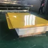 Produção e Processamento placa de pe plástico polietileno de alto peso molecular placa resistente ao desgaste placa plástica amarelo preto branco opcional