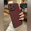 Capa de Celular Xadrez Vermelho Britânico Retrô Atacado Versátil e Durável Silicone Macio para Iphone16/18Promax