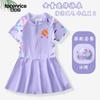 Traje de Baño de Dibujos Animados para Niños Traje de Baño para Niña Traje de Baño de Moda para Bebé para Niña Traje de Baño de Una Pieza con Falda Equipo de Entrenamiento Traje de Baño