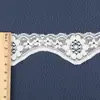 Renda de Nylon 3,5cm Elástica Tira de Renda com Borda Ondulada Lingerie Saia Luvas Acessórios de Renda