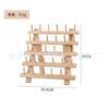 Soporte de Carrete de Hilo de Madera, Estante de Mesa para Carretes de Hilo de Costura, Soporte Giratorio Multifuncional para Ovillos de Hilo, Soporte para Bobinas de Hilo