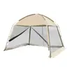 Tenda Grande de Exterior Toldo Duas em Uma Proteção Solar Toldo de Tela Tenda Portátil à Prova de Mosquitos para Praia Acampamento