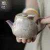 Tetera de Cerámica Pintada a Mano de Zorro de Nueve Colas con Filtro de Agujero de Bola para Uso Doméstico, Taza de Té Estilo Antiguo