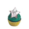 Decoración Creativa para Cupcakes Estilo Ins Transfronterizo Suministros para Fiestas Navideñas Marcado Láser Decoración para Pasteles