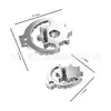 Pendientes de Titanio Jiangtai F136 Sol y Luna Circonita G23 Aleación de Titanio Joyería para Piercings en el Cuerpo Pendientes
