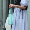 Pequeno estilo fresco portátil saco de copo de água bolsa coreana mão-held saco de lona menina saco cosmético bolsa de armazenamento de saco de mão