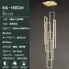 Lámpara de pasillo de apartamento tipo loft dúplex candelabro de escalera nórdico creativo lujo villa sala de estar moderna minimalista lámparas