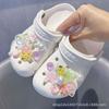 Acessórios para Sapatos com Furos de Estrela do Mar e Pérolas Contas DIY Adequado para Decoração de Sapatos Acessórios de Fivela para Sapatos Atacado de Alto Padrão Comércio Exterior