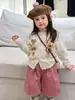 Conjunto Otoñal para Niñas Weimu Nuevo Elegante Dibujos Animados Dopamina Ropa de Otoño/Invierno para Niños Ropa de Bebé Clase A