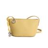 Bolsas Femininas da Moda 2025 Nova Moda Nicho Bolsa Lingote com Pingente de Coração de Metal Bolsa de Ombro Transversal