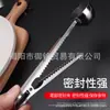 Acero Inoxidable 430 Cuchara de Café Pinza para Leche en Polvo Pinza Multiusos para Sellar Bolsas Pinza para Snacks de Comida Cuchara de Té Cuchara Selladora